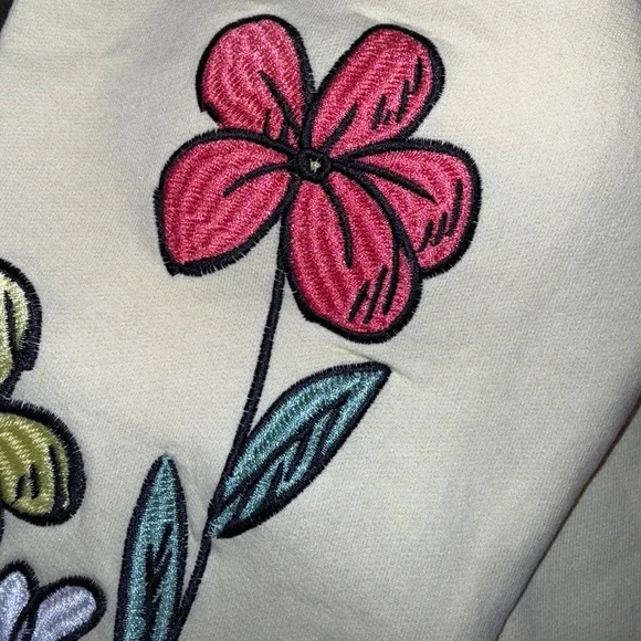 Disney Winnie the Pooh Yellow Floral Crewneck Sweatshirt - Picture 6 of 12